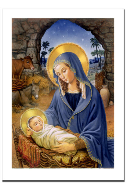 Julkort - Jesu födelse